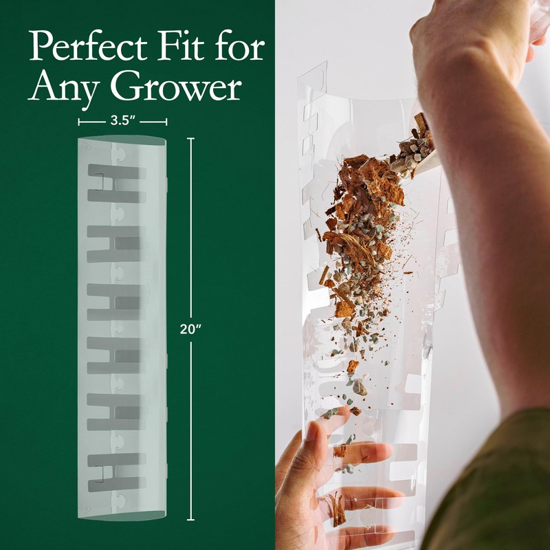 THICCLY V3 Large GrowPole - Front Opening, Stackable Plastic Moss