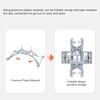 Drone Landing Gear Extension Kit Foldable Landing Leg Sled Shape