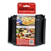 GRIPmitt Silicone Kitchen Mitt 2-Pack Set (Small/Medium, Black)