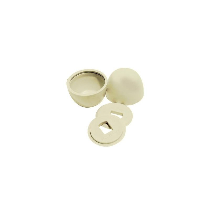 Master Plumber 573405 MP Toilet Bolt Cap, Almond