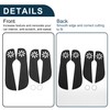 X AUTOHAUX Leather Car Door Anti Kick Pad Sticker for