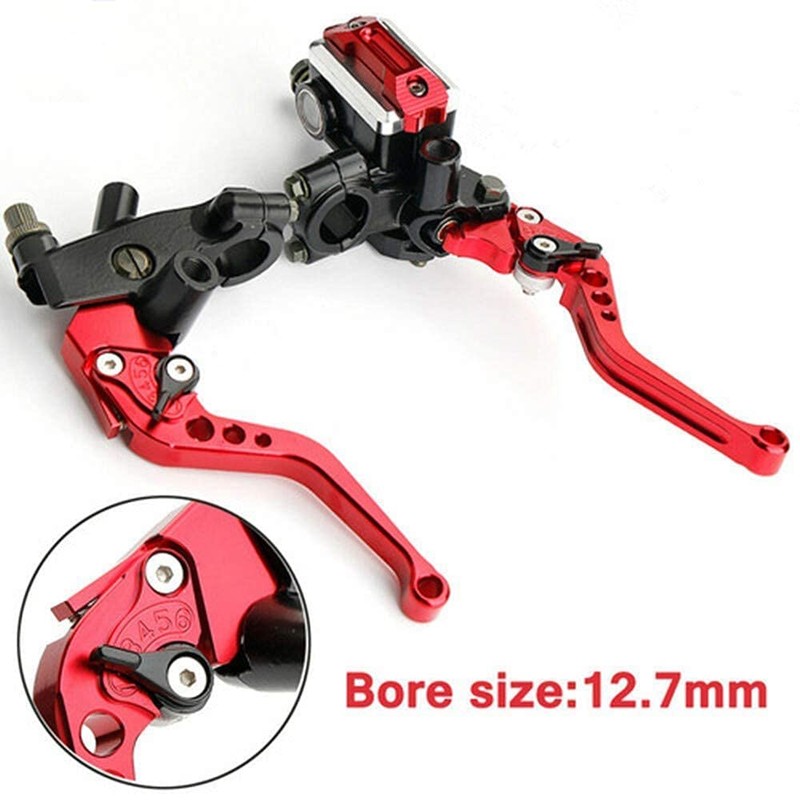 LisylineAuto Universal Motorcycle Brake Levers 7/8" 22mm Handlebar Brake Master