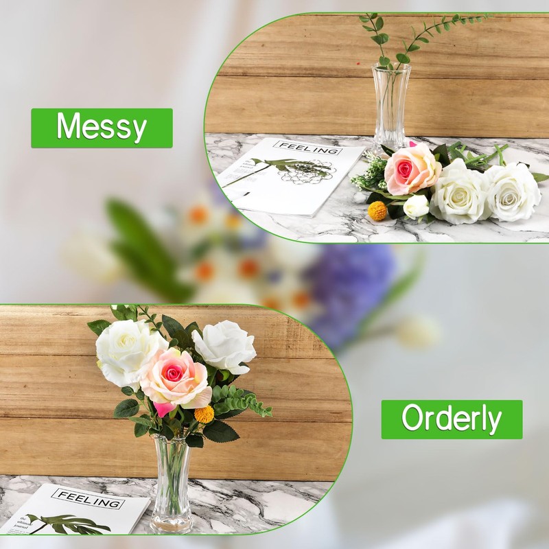3pcs Flower Lid Arranger, Floral Grid Flower Frog Stainless Steel