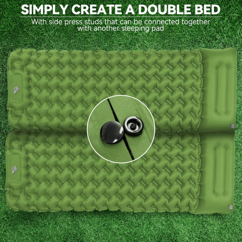 BITIWEND Sleeping Mat, Self-Inflating Camping Air Mattress, 200 x 68