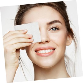 WOONEKY 240pcs Stretchable Makeup Removal Pads Thick Face Cleansing Wipes Reusable Cotton Pads for Daily Skincare