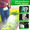 Qualirey Electric Diatomaceous Earth Duster, Powder Duster with 7.5'' Extension