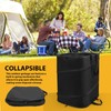 YUDI & GARDEN 46 Gallon Square Collapsible Yard Waste Bin,