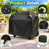 Waterproof BBQ Grill Cover for Outdoor Storage – 100% Polyester