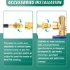 BOGERDACK Dual Output Argon Regulator, Flow Meter 0-60CFH, With 9.8