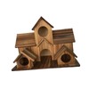 Colcolo Hummingbird Nest,Wooden Bird House Home Decoration Shelter Patio Hanging