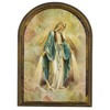 Devotional Wall Plaque with Gold Highlights (Our Lady of Grace)