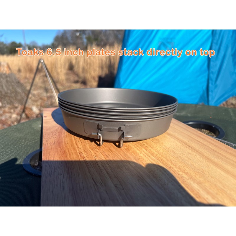 TOAKS Titanium D6.5 (165mm) Frying Pan
