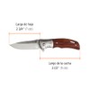 Truper NV-3, Navaja abatible 3-1/2" mango de madera