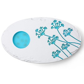 AceOrbit Butterfly Puddler Garden Stone Butterfly Bath Watering Feeder Station Attracts Pollinator Butterflies with Water & Mineral Holder for Garden Lawn Decor