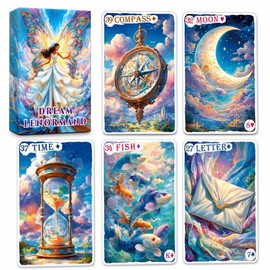 pailing Dreamy Lenormand Deck for Beginners, 42-Card Expanded Fortune Telling Cards with Luminous Fantasy Artwork, Digital Guide, Modern Lenormand for Daily Guidance and Intuitive Readings