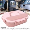 Stainless Steel Insulated Lunch Box 4 Grid Corrosion Prevention Rustproof