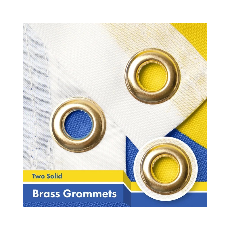 G128 NEW G128 Ukraine Flag 3-Pack 3x5 FT Ukrainian Printed