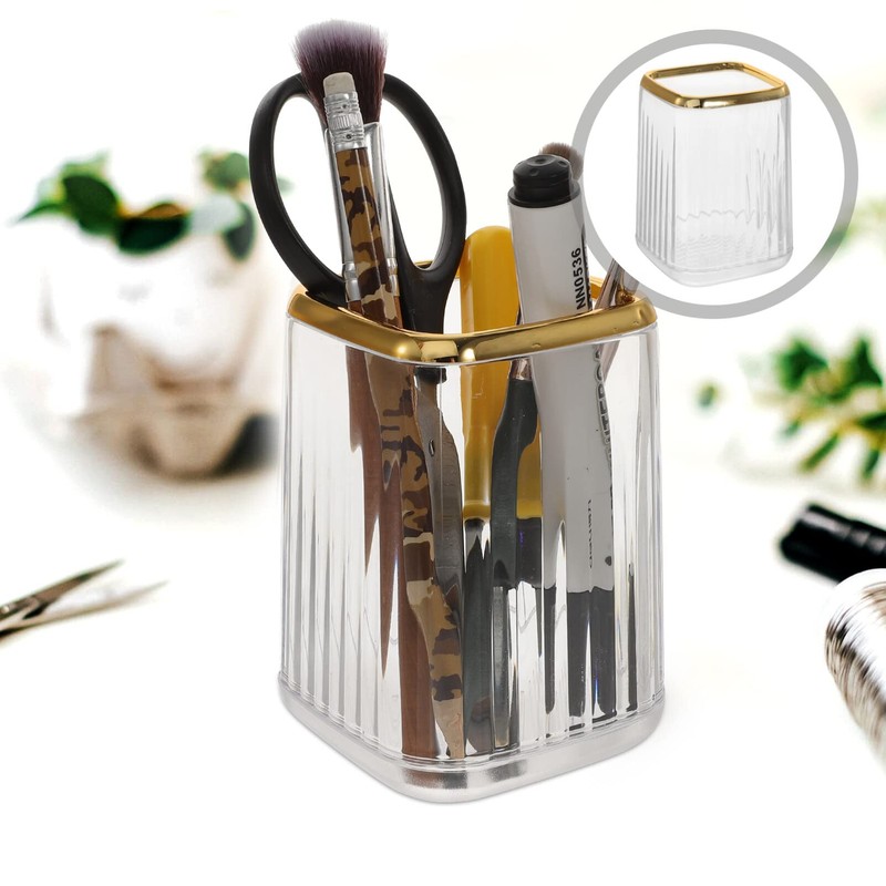 Beavorty Makeup Brush Holder Stylish Storage Organizer for Desktop for