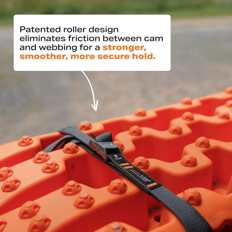 Rollercam 0.75” Tiedown Straps with Rollercam Buckle - Cam Strap