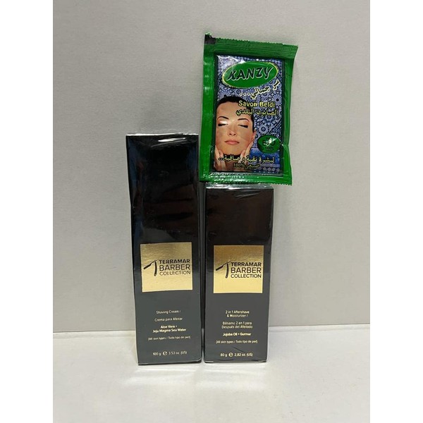 Terramar Barber collection (shaving cream 100g & Aftershave 80g) with