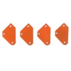 4Pcs Welding Magnet Positioner Right Angle Nylon Protection Cover Magnetic