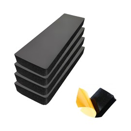 Gasedin 4 PCS Garage Wall Impact Foam, Self Adhesive Car Door Anti-Collision Bumper Guard Foam, NBR Cushioning Foams for Warehouse Parking Assist, Universal Car Accessories