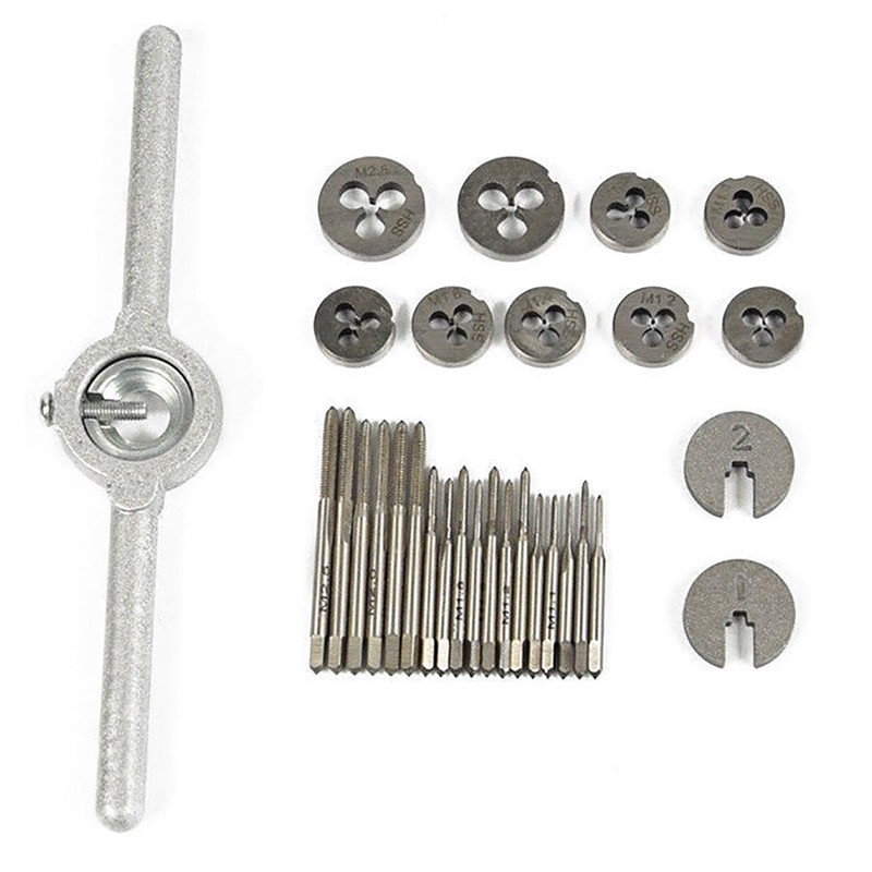 Generic 31PCS Mini Metric Tap and Die Set, HSS, M1.0-M2.5,