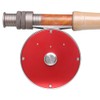 Vintage Classic Fly Fishing Reel,Right/Left Handle Position, Fly Reel (Red,