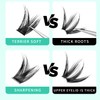 Bodermincer Bodermincer Eyelashes Clusters 10-12-14mm Mixed/12-14-16mm Mixed/14-16-18mm Mixed/16-18-20mm Mixed Nature
