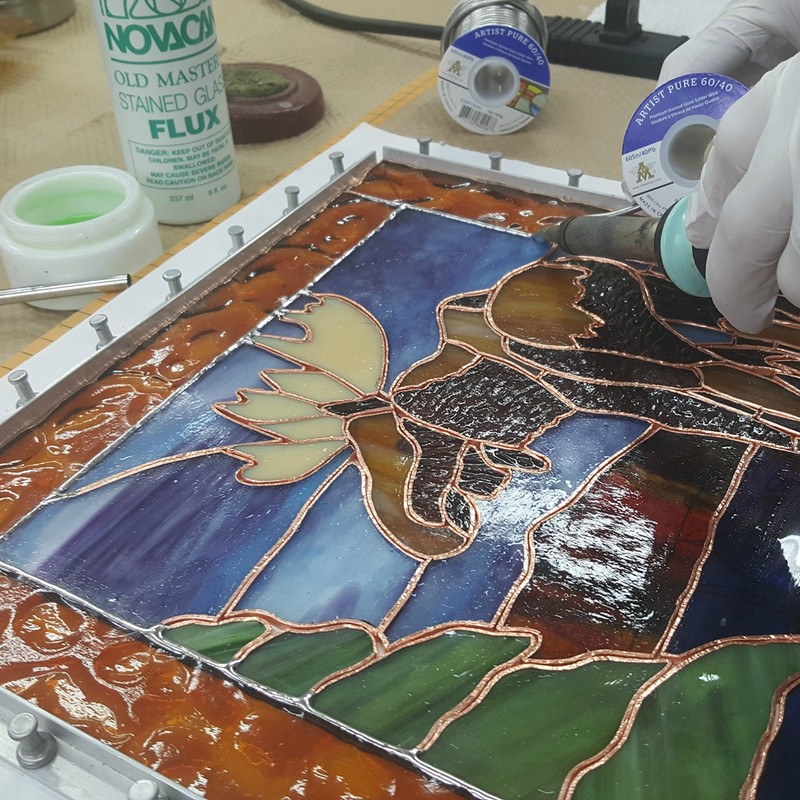 Artist Pure 60/40 Premium Stained Glass Solid Core Solder Wire,