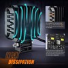 Nilight 2 PCS 3 Inch LED Pods Square 1500LM Built-in
