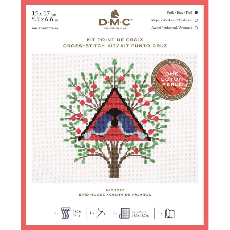 DMC - Stickset Blumenvase