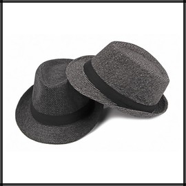 White Fang CZ103 Hat, Medium Folding Hat, Ordinary Pattern, Soft Hat, Simple, Adult, Travel, Men's, Women's,, gray (dark gray)