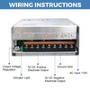 HPMN 5V 60A DC Power Supply 110-220V AC to DC