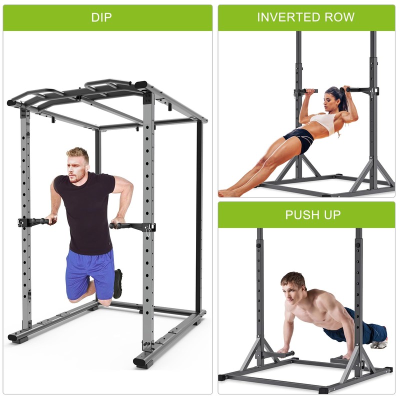 Lifeswell Dip Bar Attachment for 3" x 3" Power Rack,