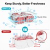 iSPECLE Chest Freezer Organizer Bins - 8 Pack Stackable Freezer