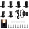YUQIPEILEI USB-Powered Dimmable Mini Jewelry Display Lights, 6-Pack 1W Adjustable