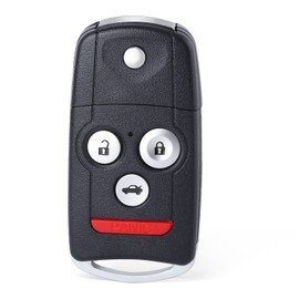 Keymall keyless Entry Replacement Flip Key Fob for Acura TL 2007 2008 (FCC ID:OUCG8D-439H-A 850G-G8D439HA) ID46 Chip 4B