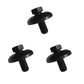 3PCS Compatible with Hus-qvarna A-YP Crafts-Man Lawn Mower 532-1930-03 14457 193003 174365 539107522 532174365 532193003-A,Blade Bolt & Washer 1-1/4" X 7/16"-20,Lawnmower Blades Hold Bolts,Black