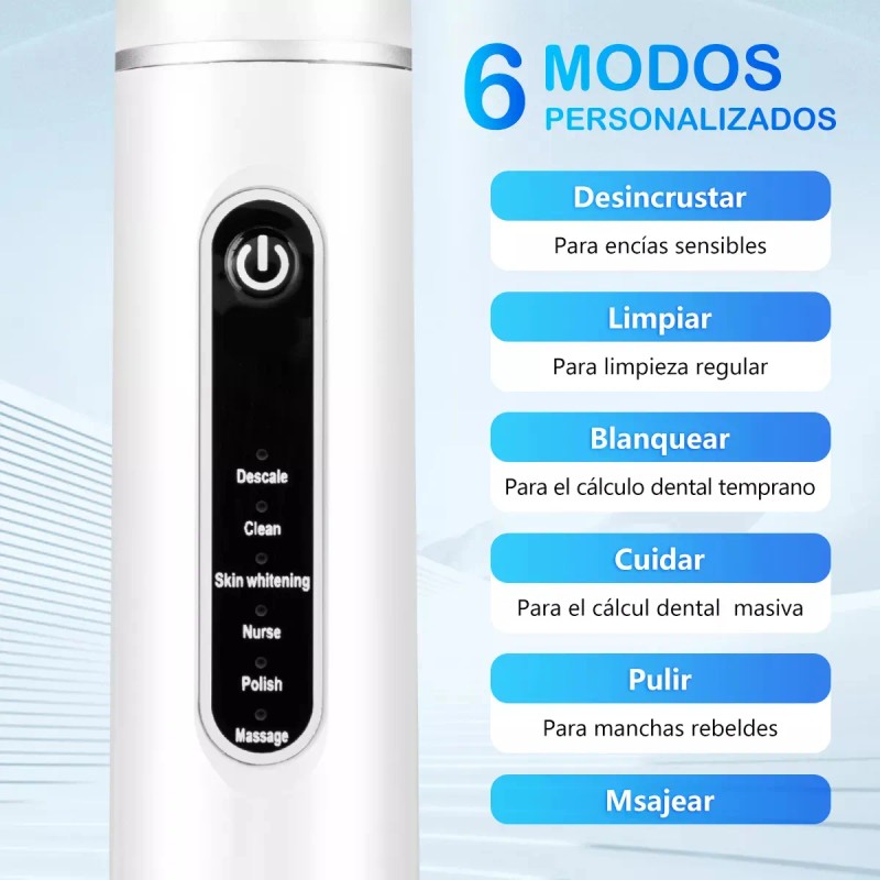 Limpieza Sarro Cálculo Cepillo Dientes 3en1 Eléctrico Kit