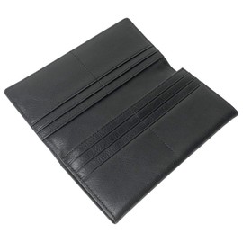 Peanuts 73251 Men's Women's Genuine Leather Wallet "PIRATE" Series, Black