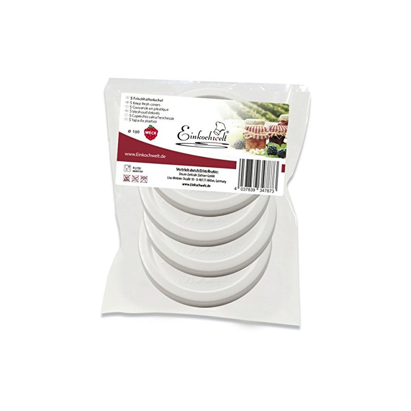Weck 6409 Frischhaltedeckel aus Kunststoff - Ø 60 mm -