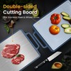 2 in 1 Stainless Steel Cutting Board Non-toxic for Kitchen
