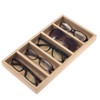 Forest Paper Eyeglass Tray, 5 Pieces, Natural Bamboo, Accessory Holder,