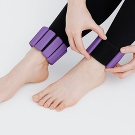 High Quality Weight Training Hand & Ankle Weight Band 2-Piece Set (250g) (Purple) (WFKDZ1P) / 고품질 웨잇 트레이닝 손발목 중량밴드 2p세트(250g) (퍼플) (WFKDZ1P)