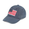 C.C American Flag Patch Baseball Cap (Navy)