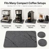 Stone Coffee Bar Mat for Countertop, Diatomaceous Earth