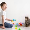 Cat Toy Gun Launcher, Cat Ball Launcher and 30 Pcs