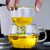 Lezero 13oz Tea Infuser Cups Kits, Glass Mugs with Filter