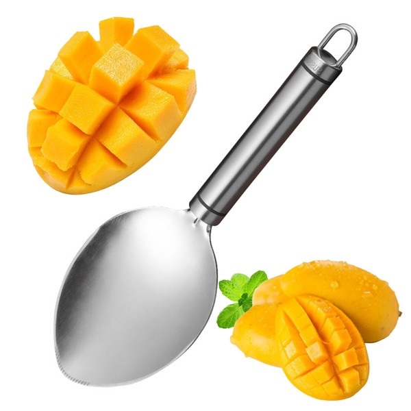 Mango Slicer,Stainless Steel Mango Cutter Tool Fruit Slicer Cutter Pitter